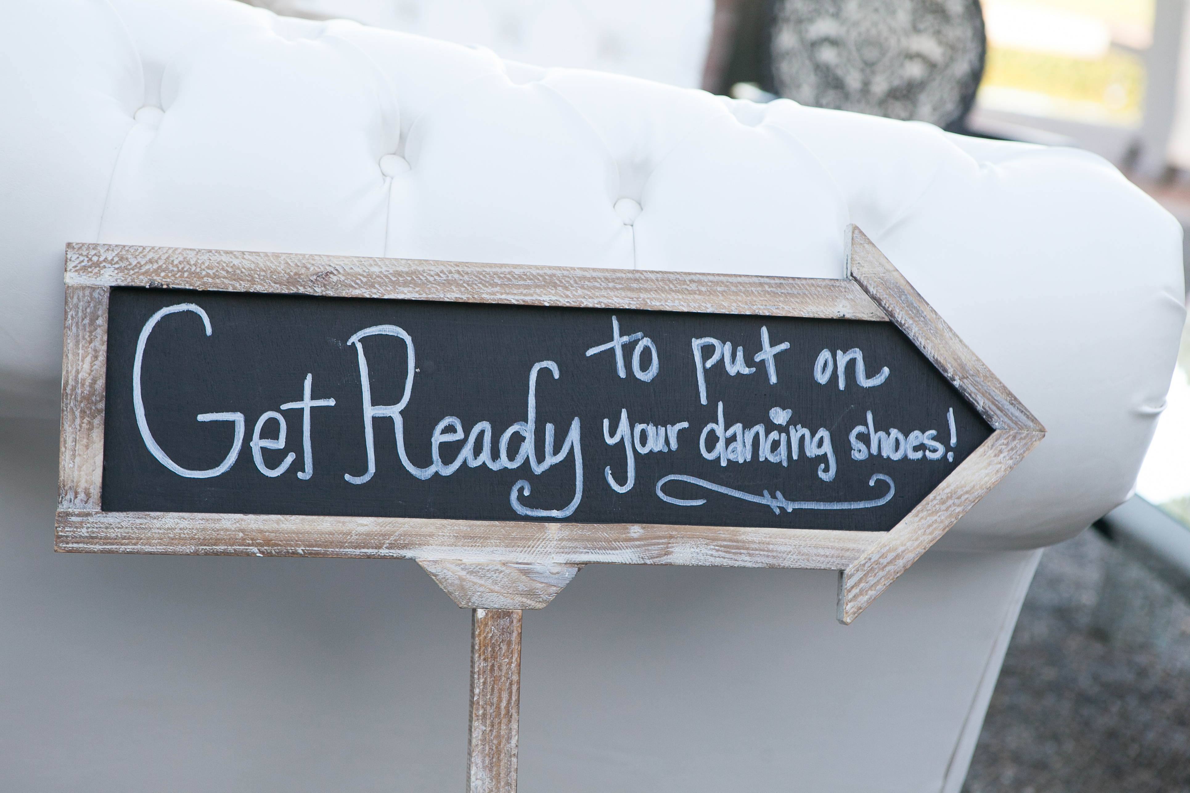 Rustic Chalk Board Signage