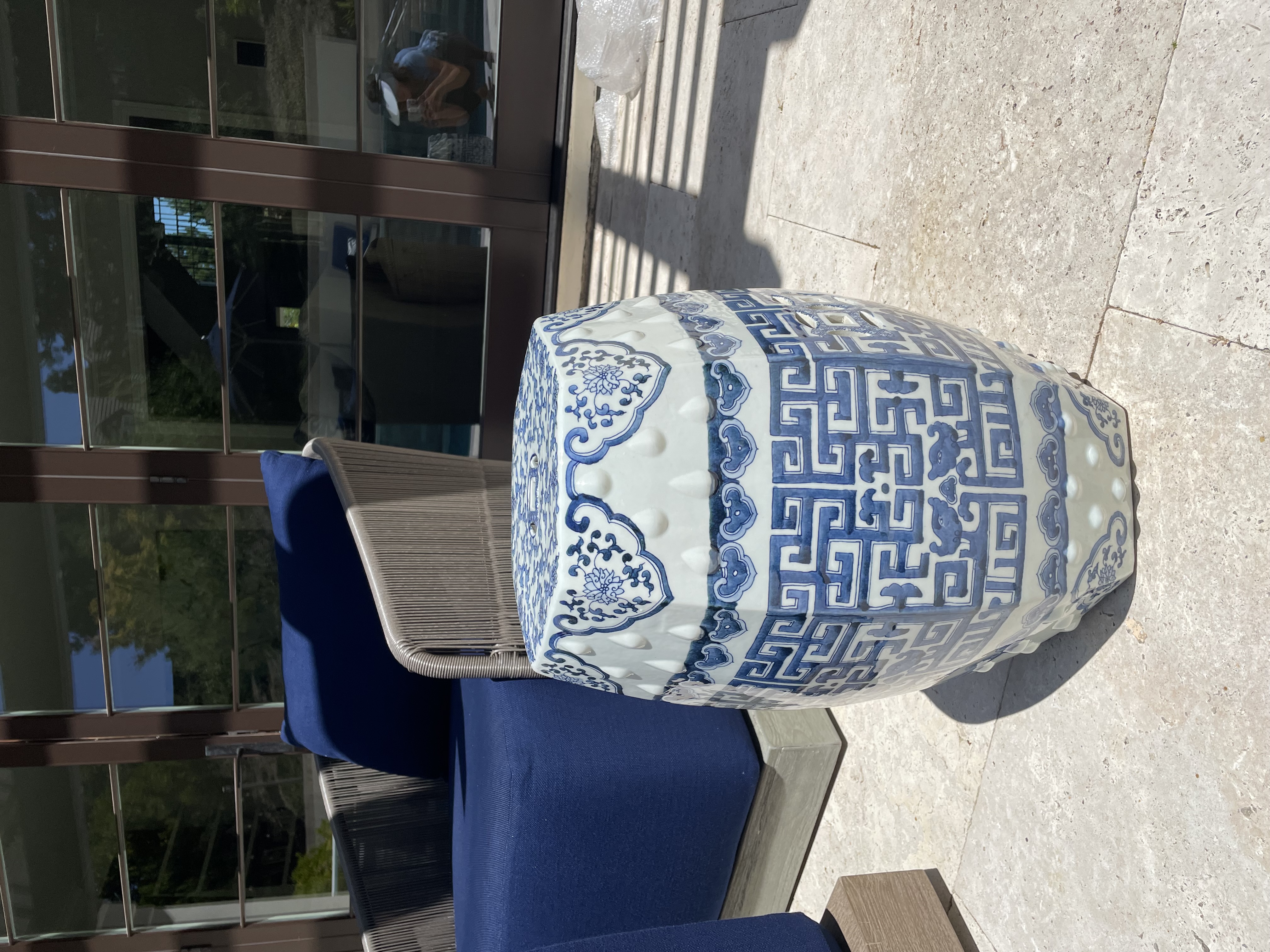 Asian Inspired Outdoor Accent Table