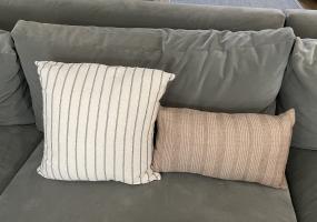 2 Pillows from recent wedding