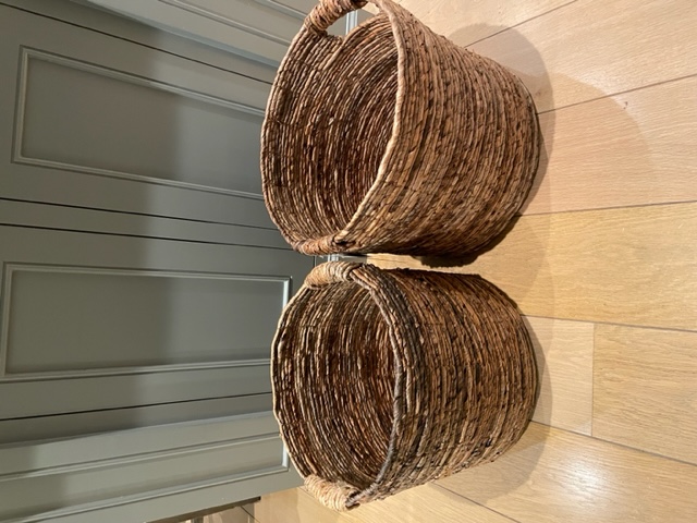 Beautiful, Indonesian Wicker Baskets (New)